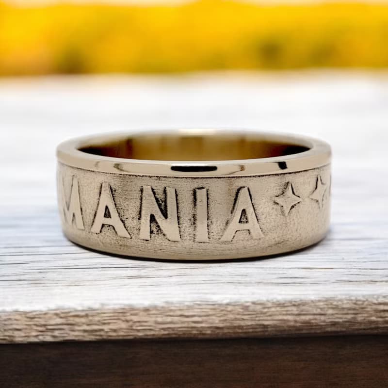 Romania Coin Ring 50 bani 2006 Romanian ring coin rings for men coin rings gift