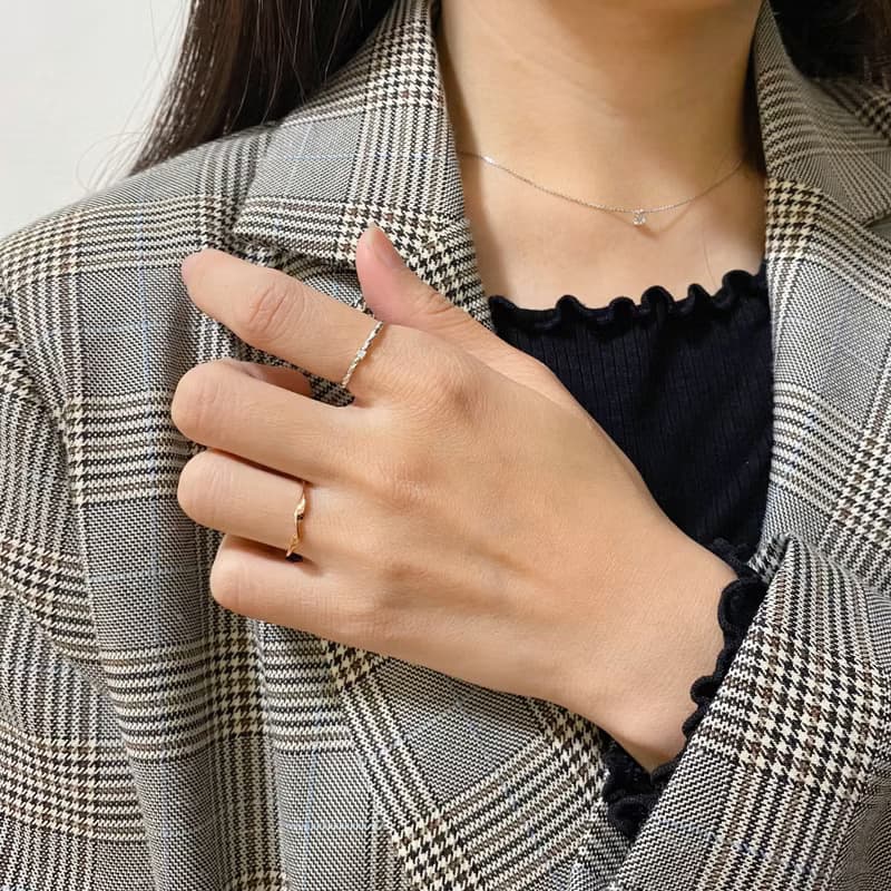 925純銀 | 小小扭結_戒指