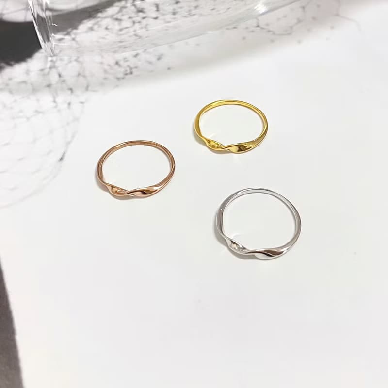 925純銀 | 小小扭結_戒指