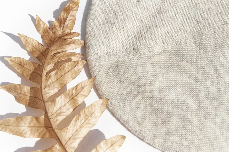 喀什米爾Cashmere針織羊絨帽 手工編織毛線帽 山羊絨編織帽-米灰