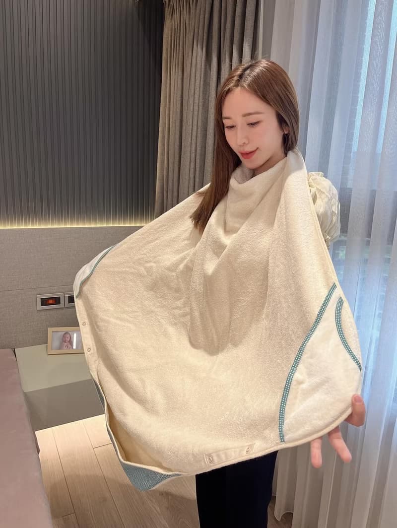 人氣暢銷組-小蘑菇浴巾+跳跳糖四層紗浴包巾【新生禮/彌月禮】