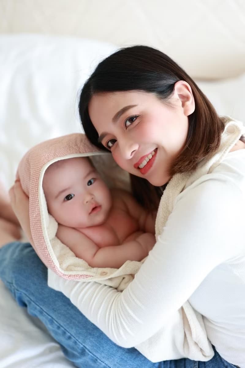 人氣暢銷組-小蘑菇浴巾+跳跳糖四層紗浴包巾【新生禮/彌月禮】