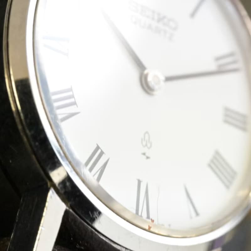 送料無料 SEIKO 女性用腕時計 クォーツ 製造1976年 24mm Round Roman Dial Ref43-0070 手錶 古董錶 復古手錶 日本直送