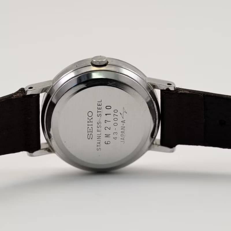 送料無料 SEIKO 女性用腕時計 クォーツ 製造1976年 24mm Round Roman Dial Ref43-0070 手錶 古董錶 復古手錶 日本直送