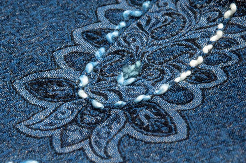 喀什米爾Cashmere/水煮羊毛披肩/針織圍巾/刺繡圍巾/羊絨披巾-花