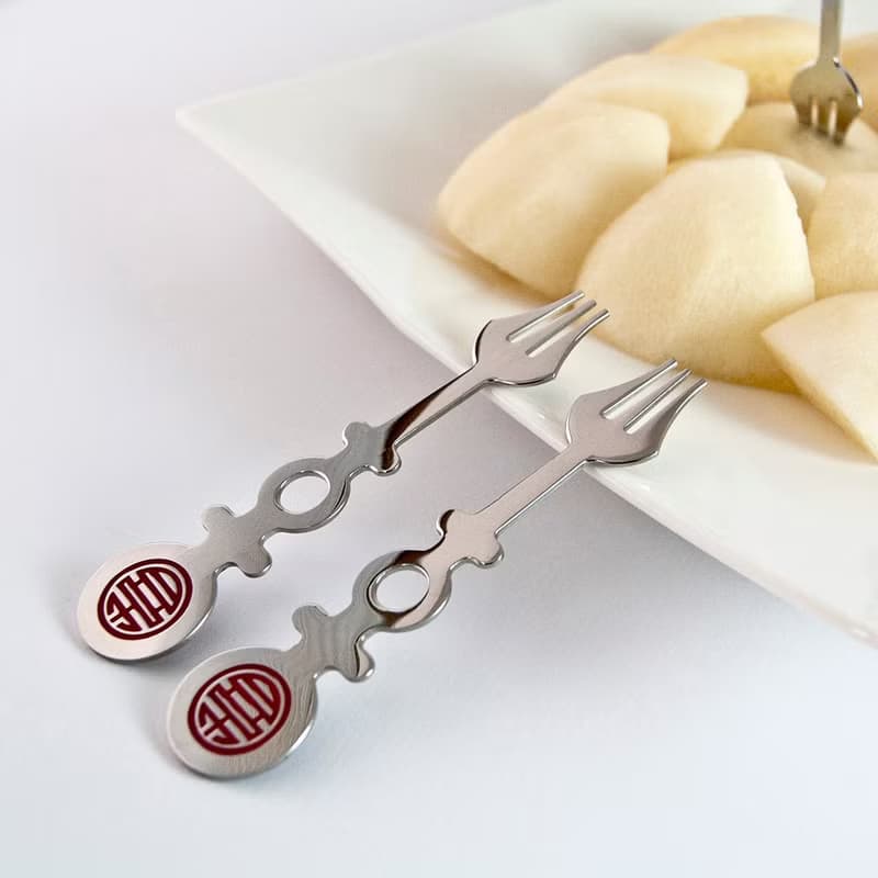 喜到了水果叉  不鋼鋼果叉