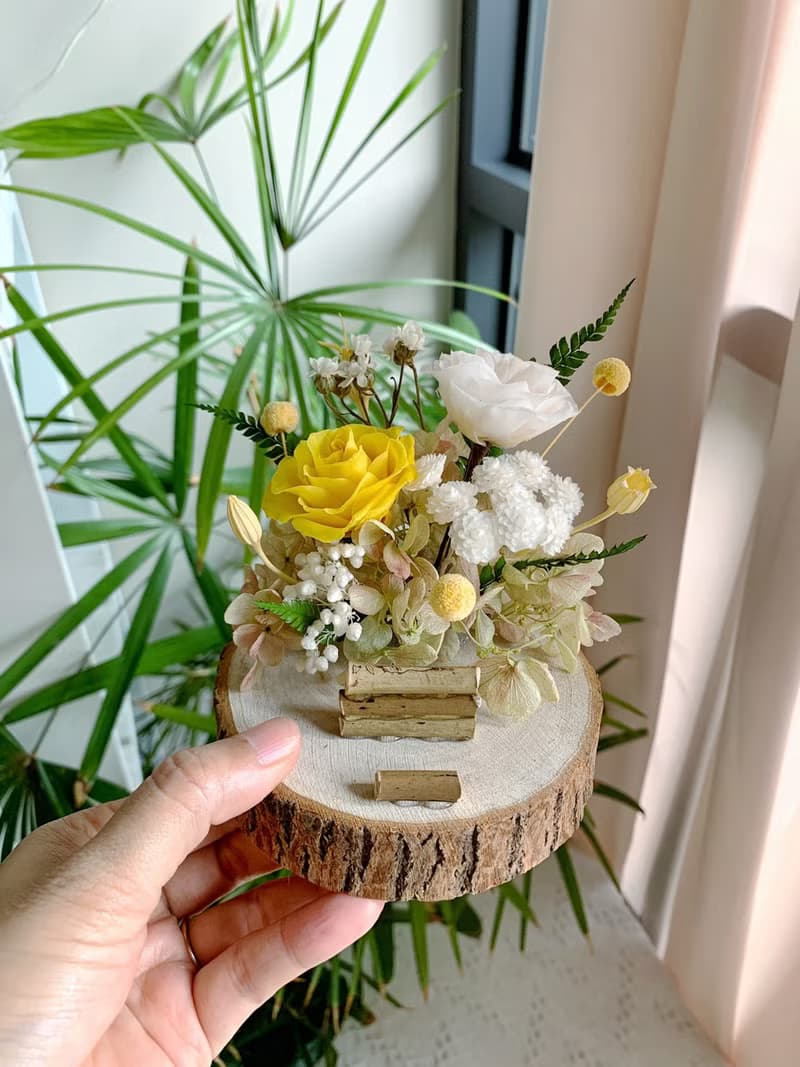 永生玫瑰 名片座.開幕賀禮.升遷禮.畢業禮物