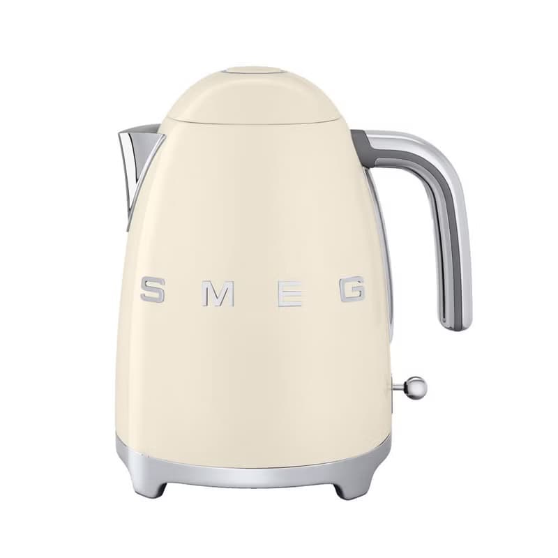 【SMEG】義大利大容量1.7L電熱水壺-奶油色