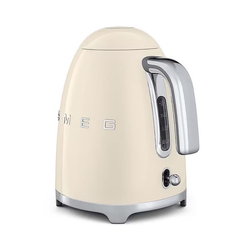 【SMEG】義大利大容量1.7L電熱水壺-奶油色