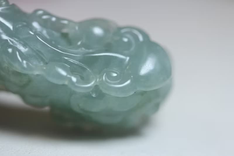 【貔貅】天然A貨翡翠 神獸吊墜 招財項鏈 闢邪呈瑞掛件 佑福吊飾
