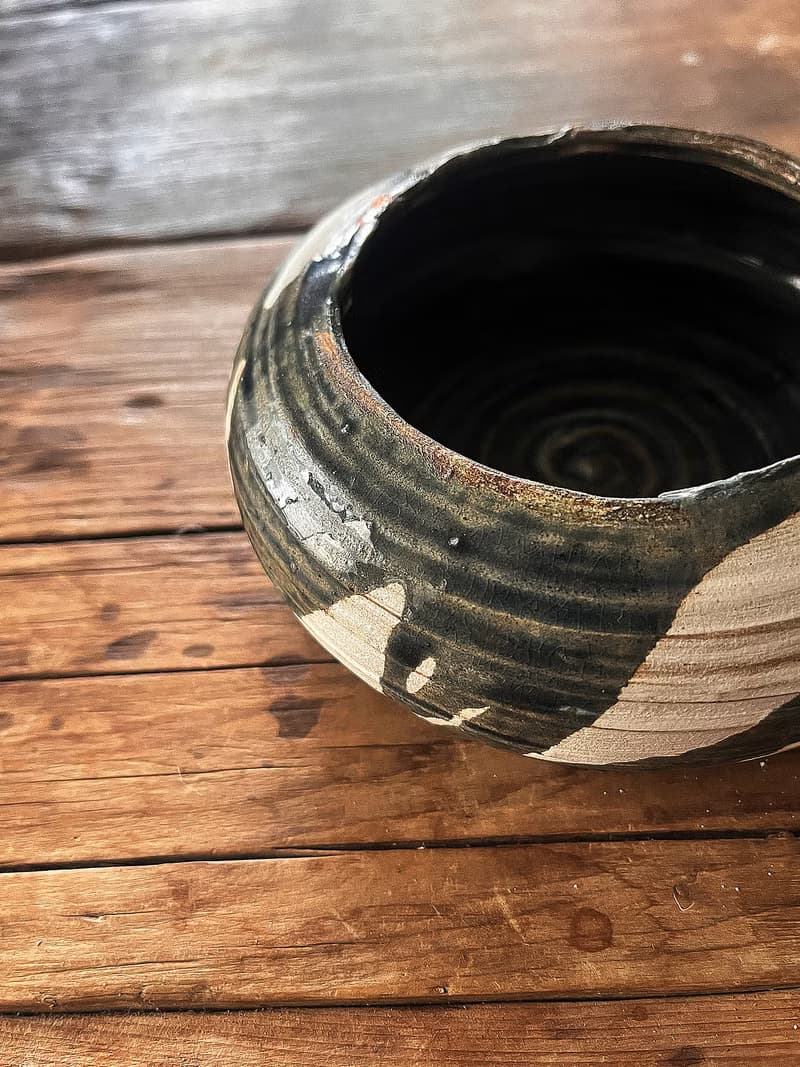 墨藍 水方 茶席 | 陶器皿