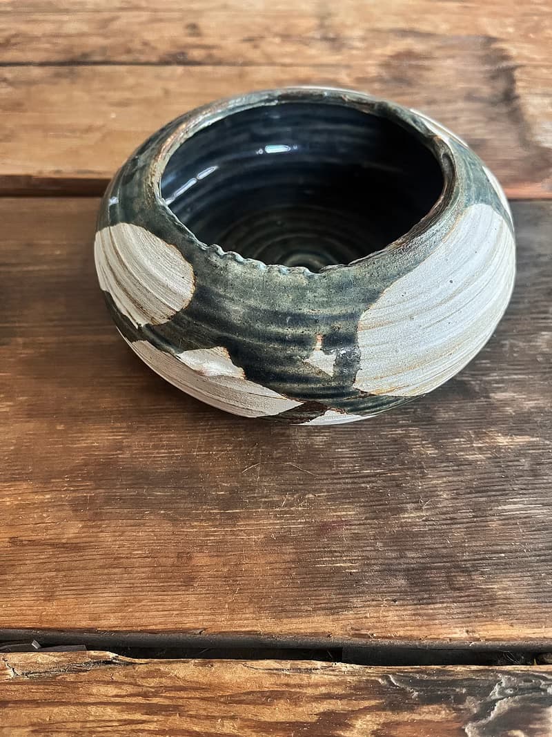墨藍 水方 茶席 | 陶器皿