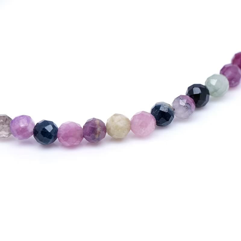 【正佳珠寶】【 簡約極細系列 】彩碧璽 3mm 彩碧璽手鍊