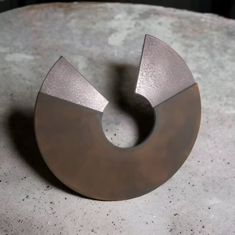 Abstract Metal Wall Sculpture, Geometric art, Geometric Wall Art, Liquid metal