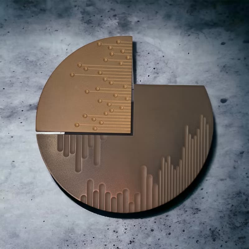 Abstract Metal Wall Sculpture, Geometric art, Geometric Wall Art, Liquid metal