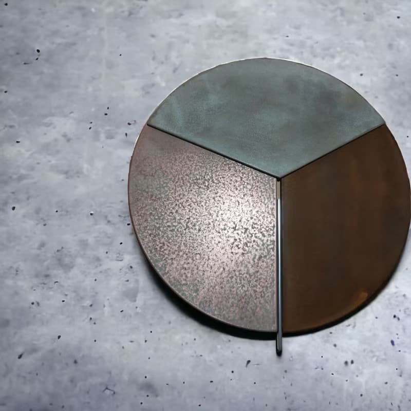 Abstract Metal Wall Sculpture, Geometric art, Geometric Wall Art, Liquid metal
