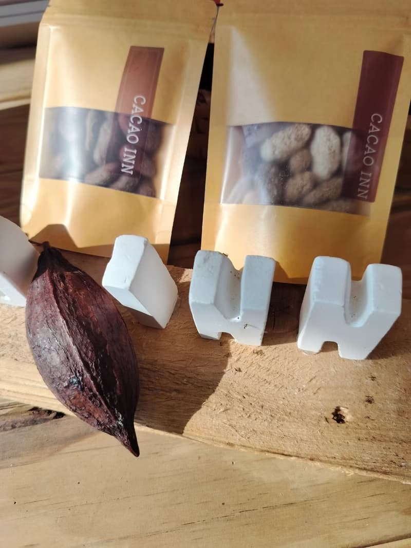CACAO inN可可研製_糖霜可可原豆.小包.純素.買10包送一包