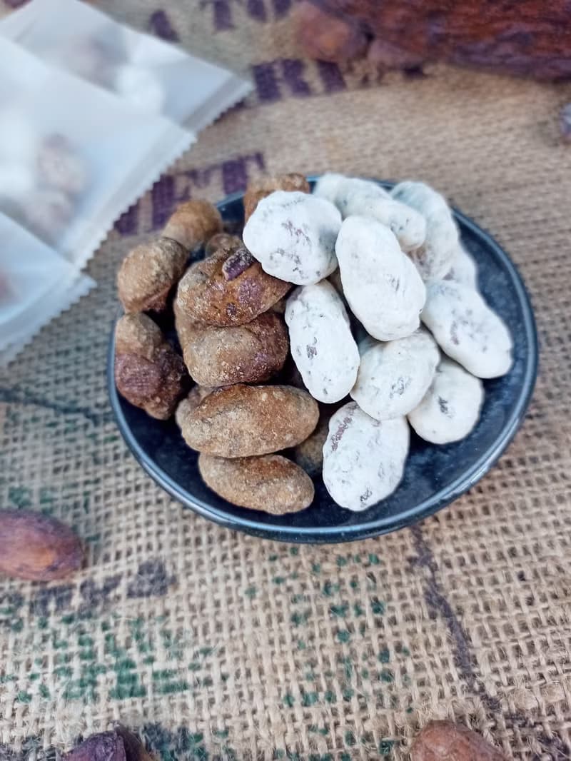 CACAO inN可可研製_糖霜可可原豆.小包.純素.買10包送一包