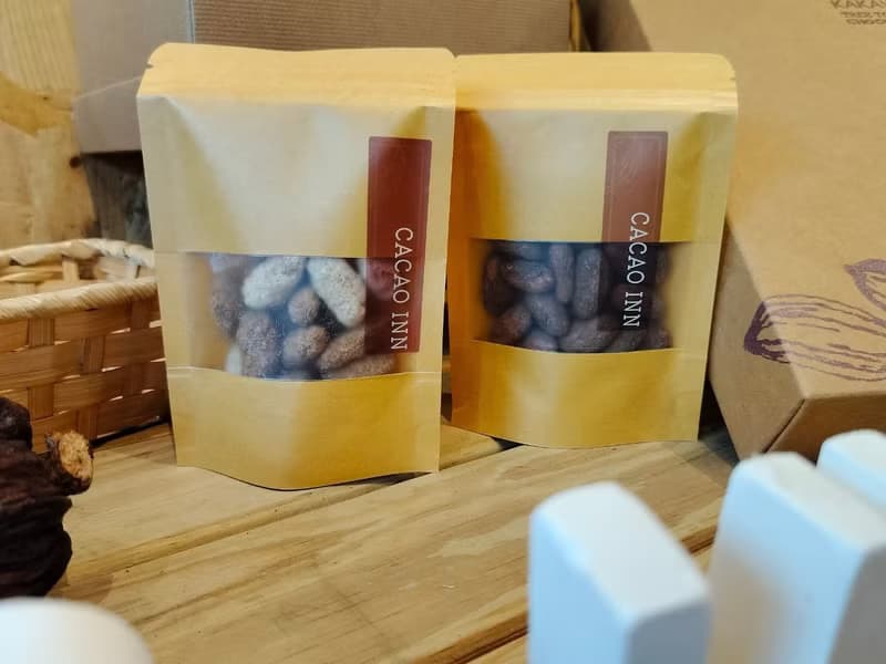 CACAO inN可可研製_糖霜可可原豆.小包.純素.買10包送一包