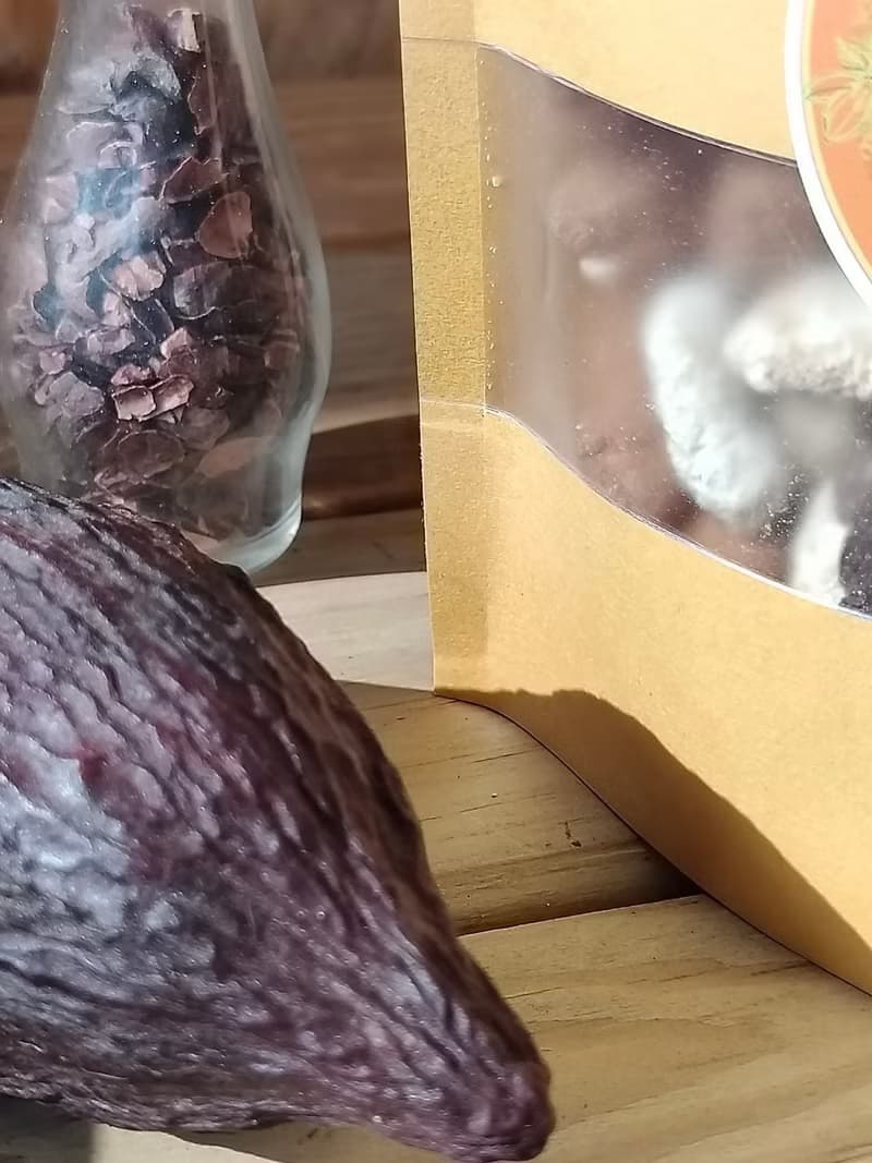 CACAO inN可可研製_糖霜可可原豆.小包.純素.買10包送一包