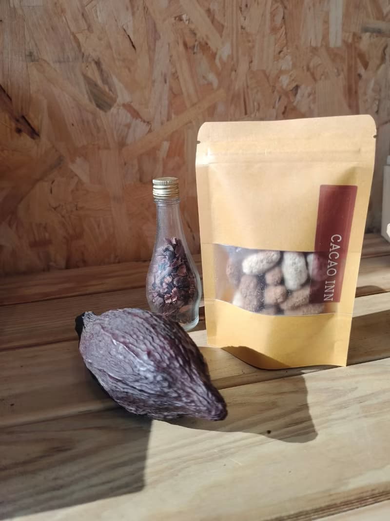 CACAO inN可可研製_糖霜可可原豆.小包.純素.買10包送一包