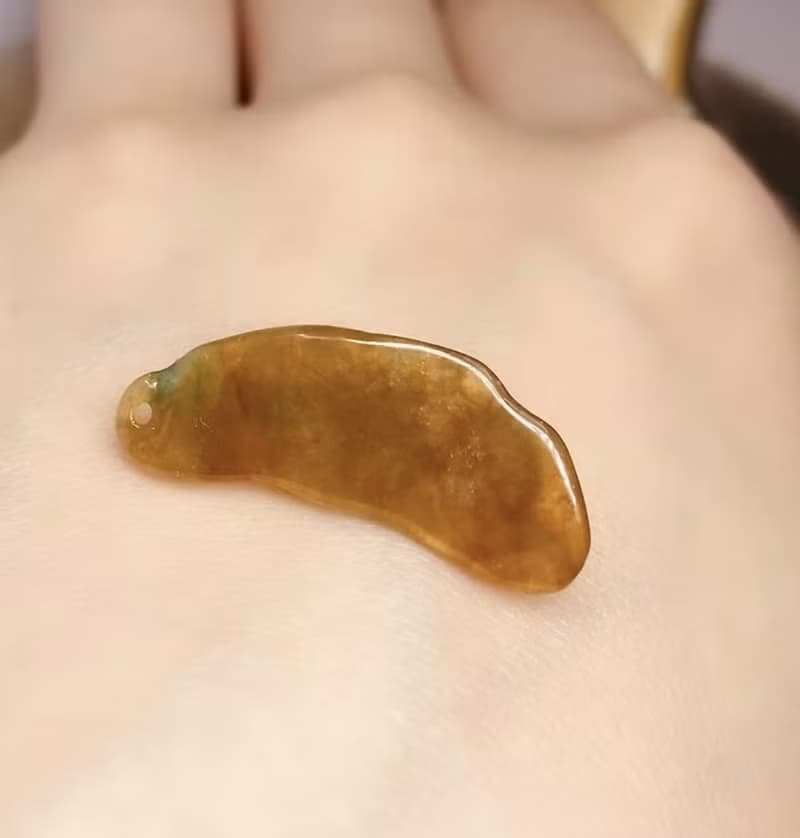 冰紅翡白肉巧雕翡翠蓮花 | 天然緬甸玉A貨翡翠 | 送禮