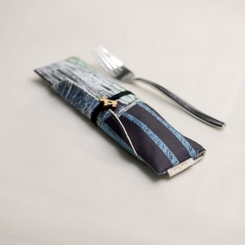 【日本名師布料】好清洗餐具袋/工具袋/筆袋