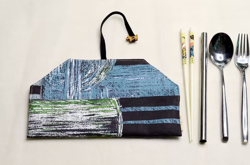 【日本名師布料】好清洗餐具袋/工具袋/筆袋