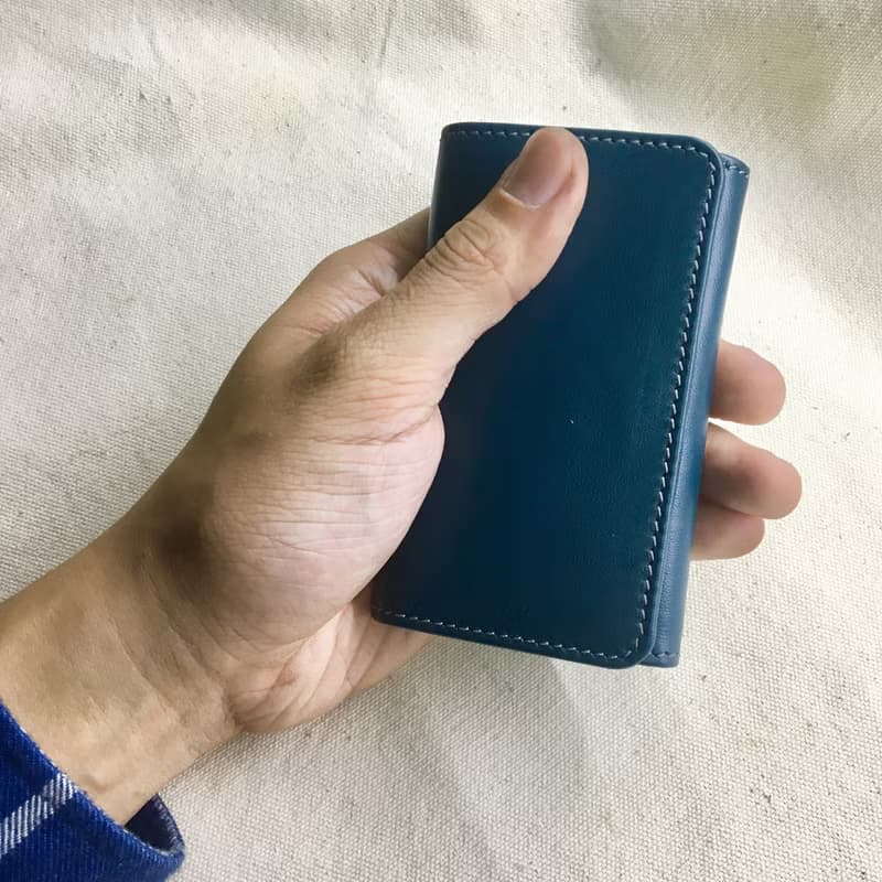 義大利綿羊皮磁吸式大容量名片夾
