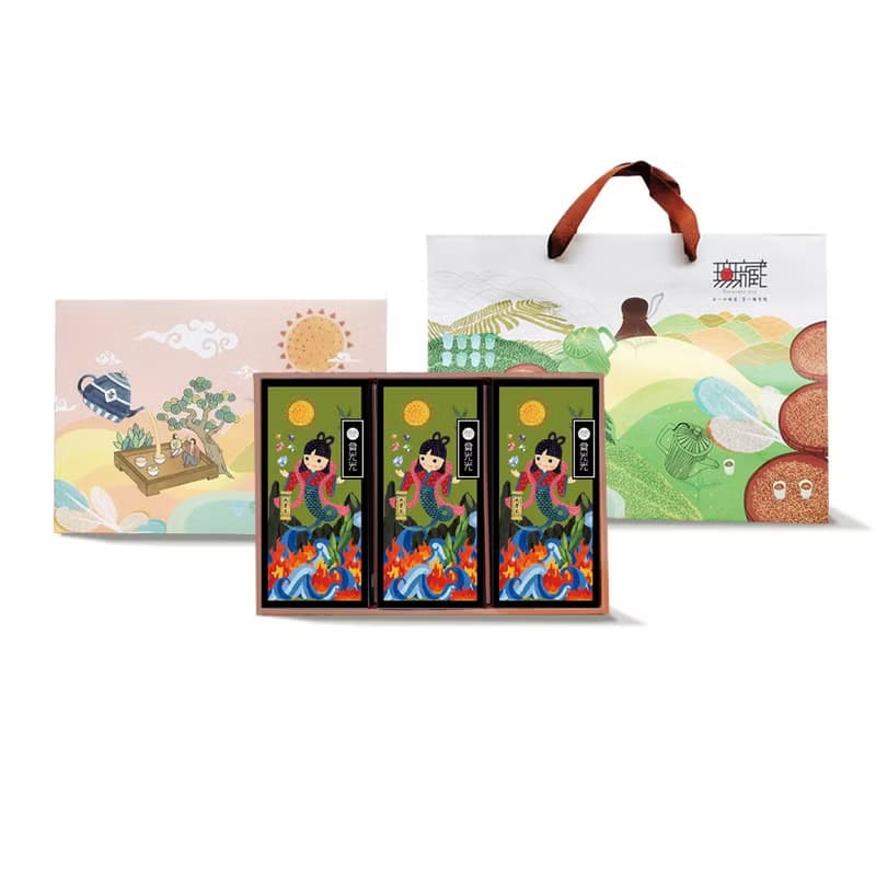 【無藏】公益禮盒-減糖茶點K5 月圓人團圓 烏龍茶煎餅3入禮盒