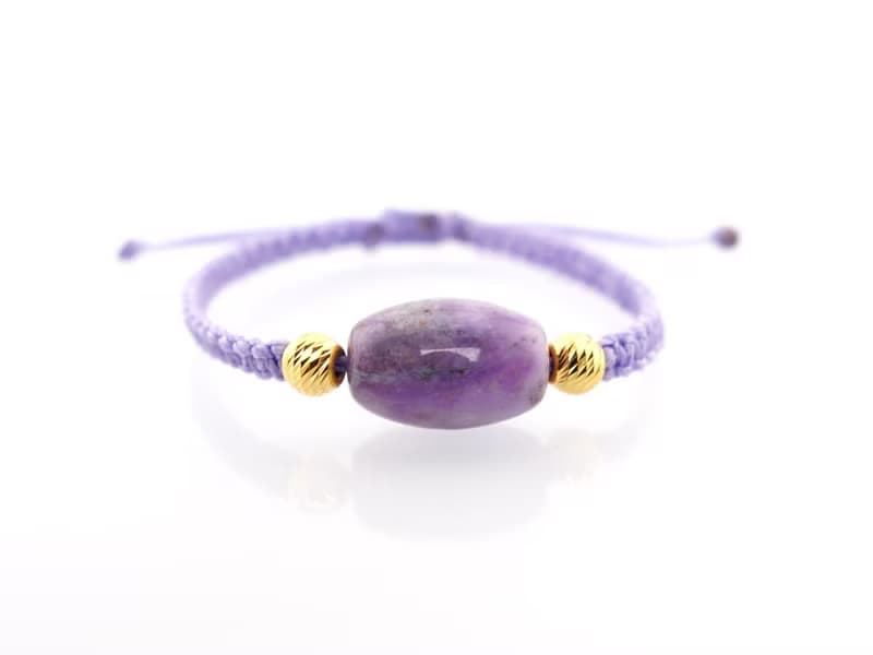 寶麗金珠寶-天然舒俱萊石黃金珠手鍊