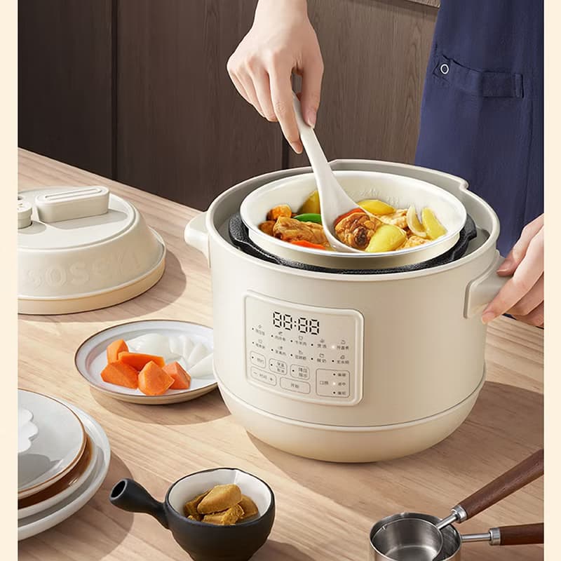 【免運】善思soseki電壓力鍋家用3L飯煲小型智能全自動排氣