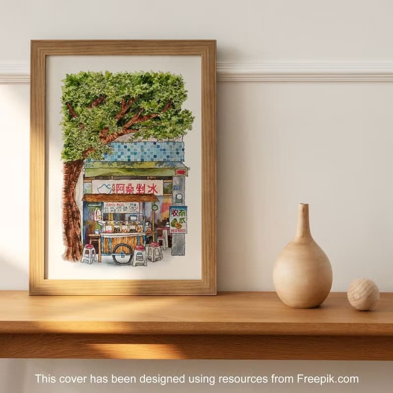 台灣街屋-台東-阿桑冰店-藝術微噴/掛畫/複製畫