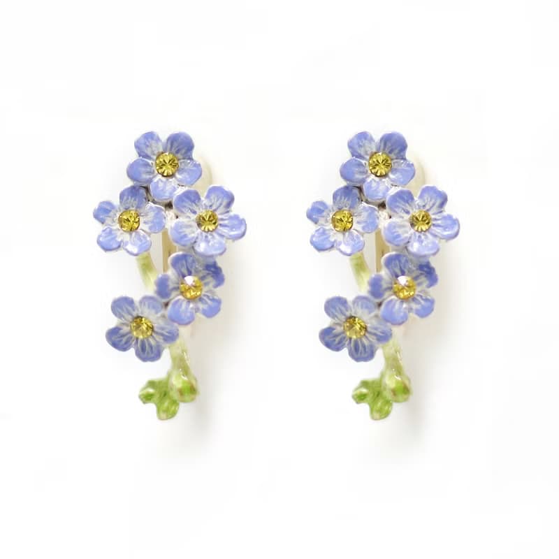 勿忘草イヤリング　Forget me not ClipEarrings　EA122