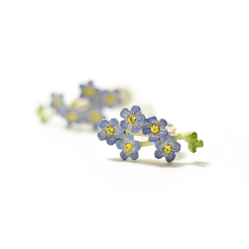 勿忘草イヤリング　Forget me not ClipEarrings　EA122