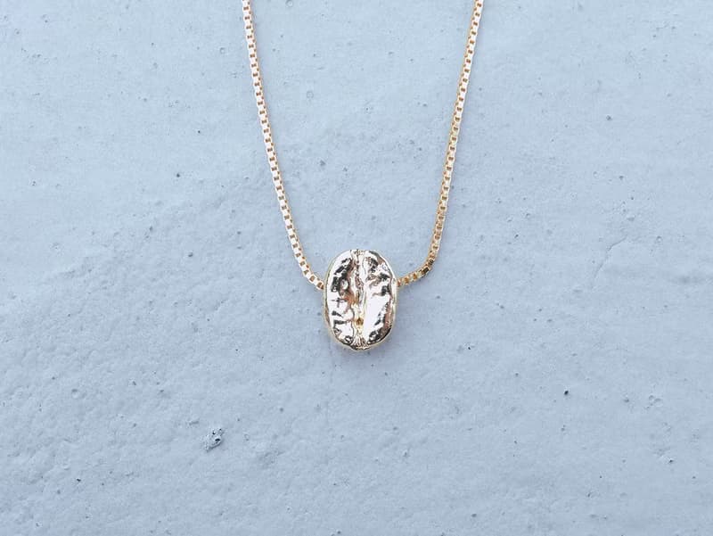 咖啡豆 - 18K金色 *手鍊