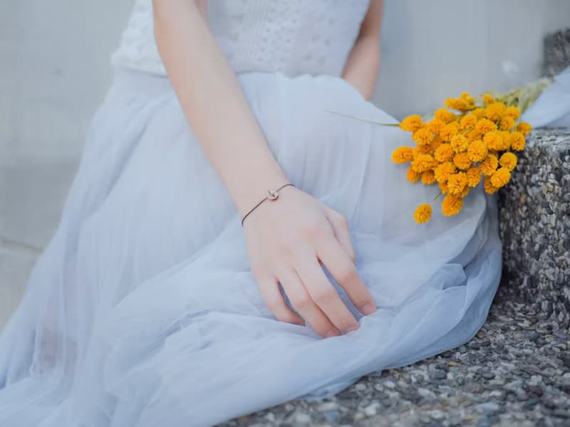 咖啡豆 - 18K金色 *手鍊