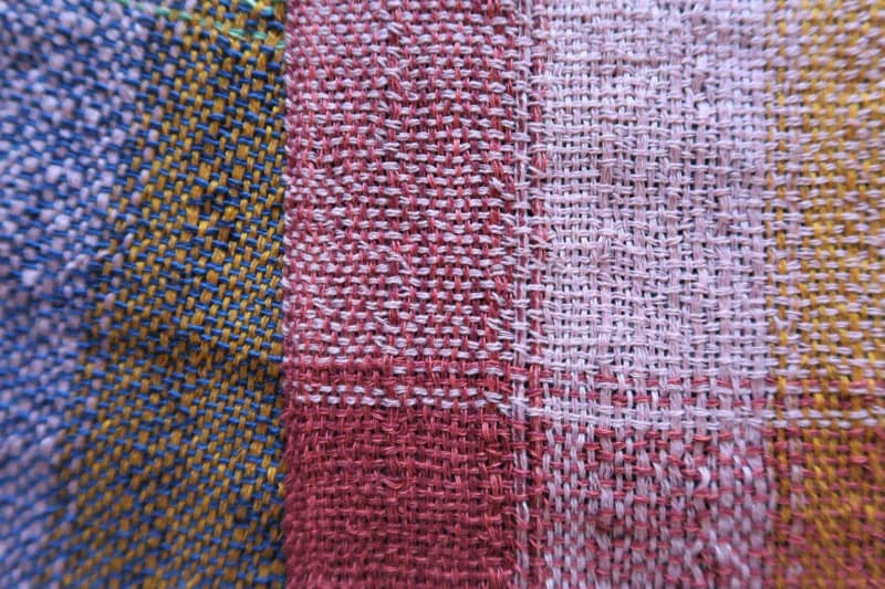 手織りストール　リネンコットン　ダブルレインボー　ショール　タペストリー　ギフト　春節　生日禮物　Shawl (M) 39