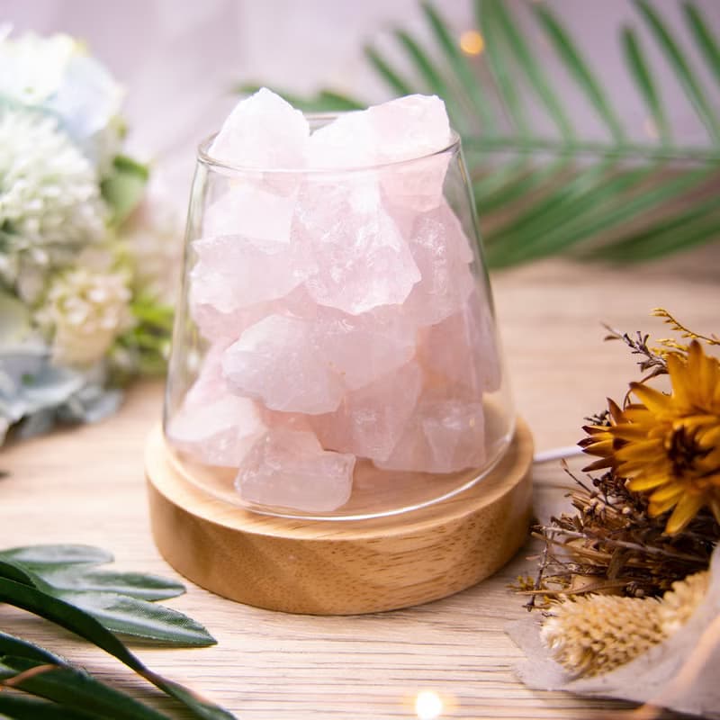 天然水晶原石擴香石/精油擴香/家用水晶香薰/磁場/粉水晶/紫水晶