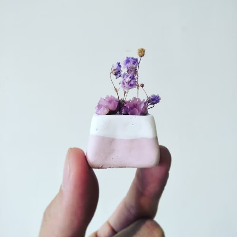 富士迷泥盆-婚禮小物-10組 磁鐵.盆栽.擴香石