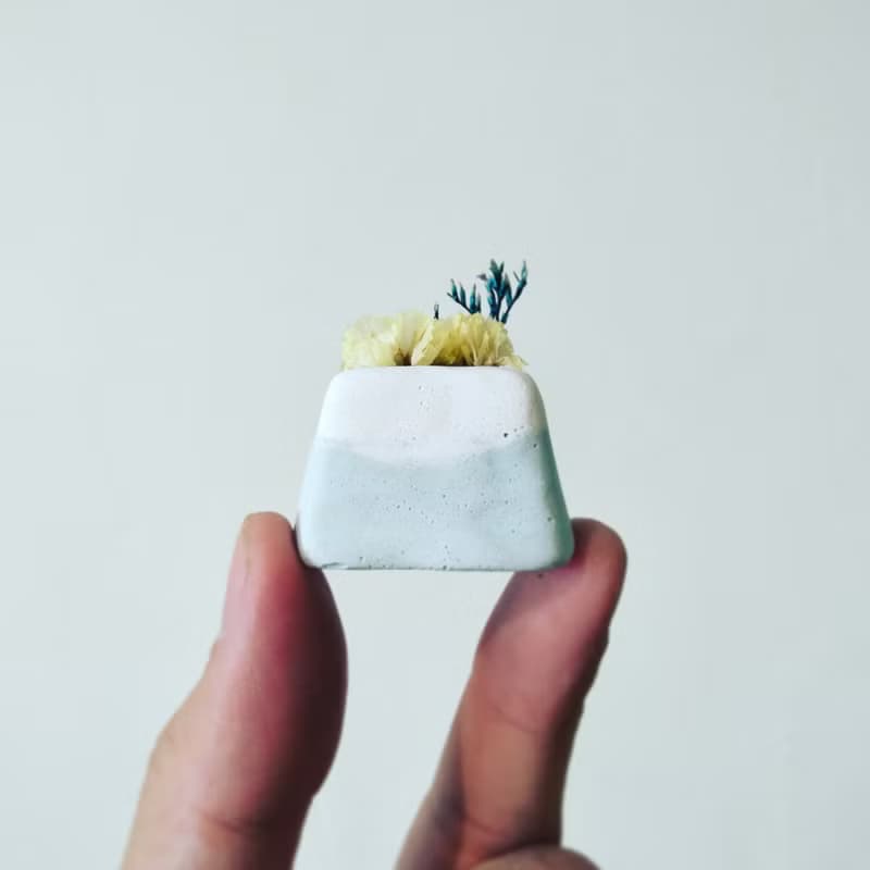 富士迷泥盆-婚禮小物-10組 磁鐵.盆栽.擴香石