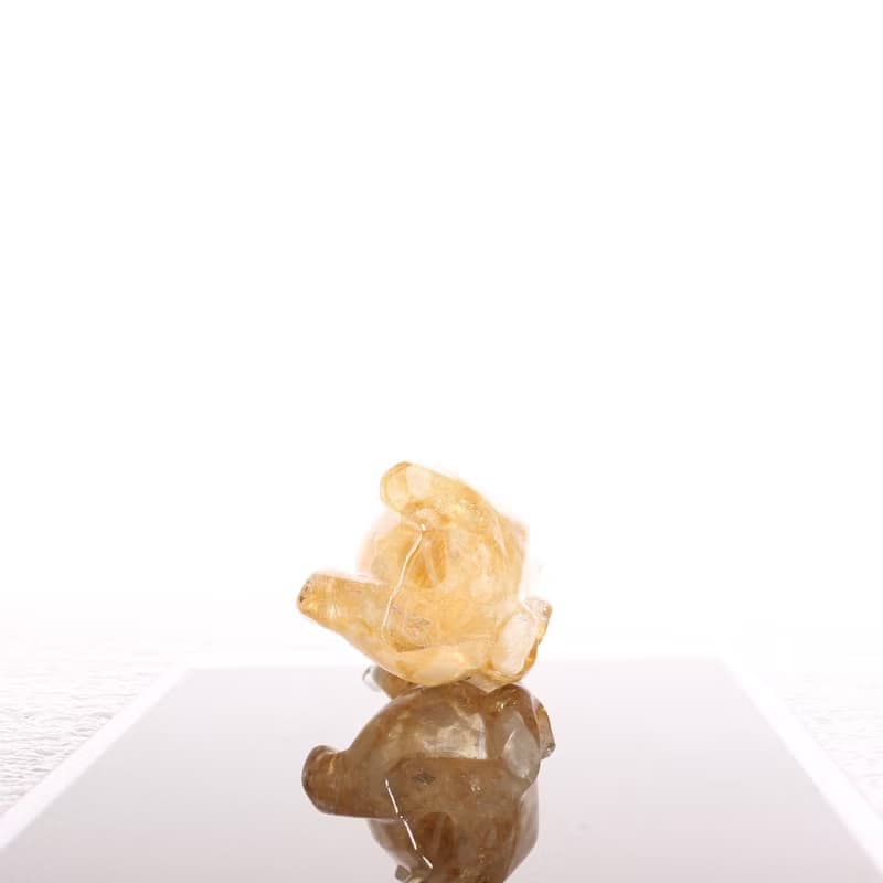 【畢業禮物】寶石元寶招財貓小夜燈-開運黃水晶招財水晶療癒奧