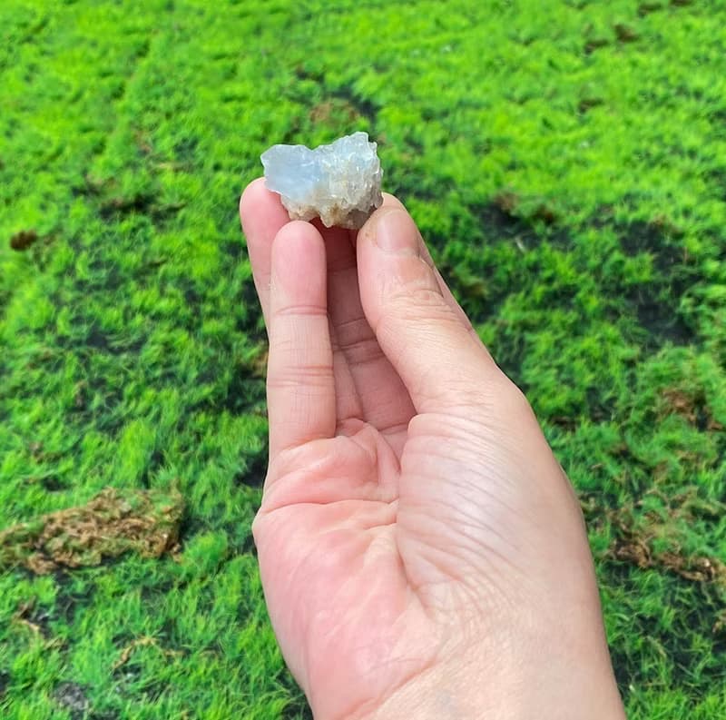 能量擺飾-天然可愛能量原礦小天青石 療癒 治癒 快速出貨