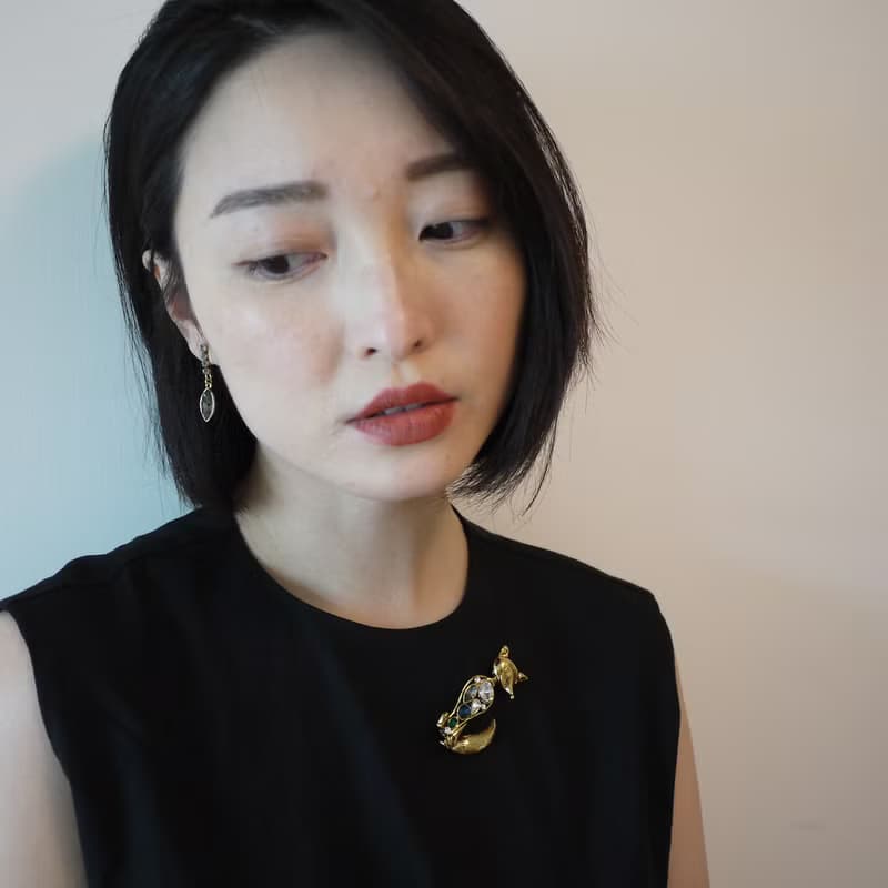 法式優雅復古 耳飾 (鐵灰)