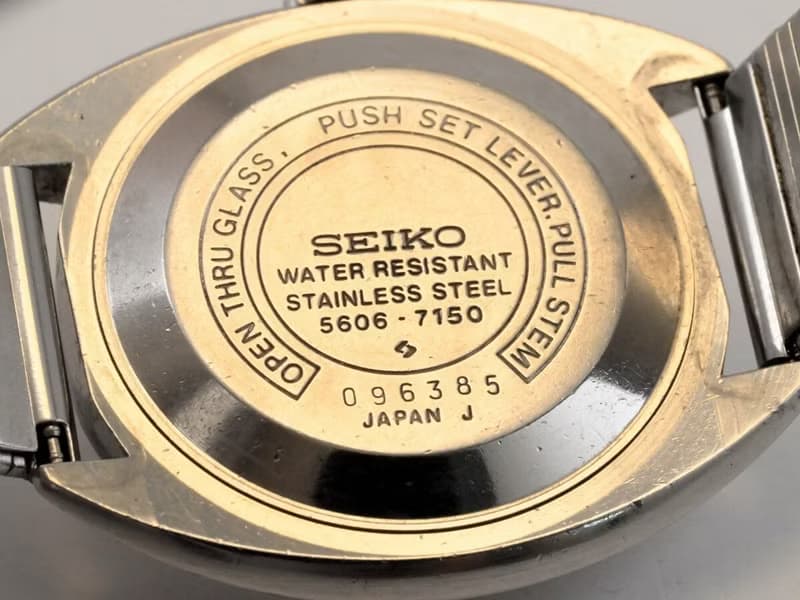 SEIKO LORDMATIC  男性用腕時計 23J Silver Dial 自動巻 Automatic Date Ref.5606-7150 手錶 古董錶