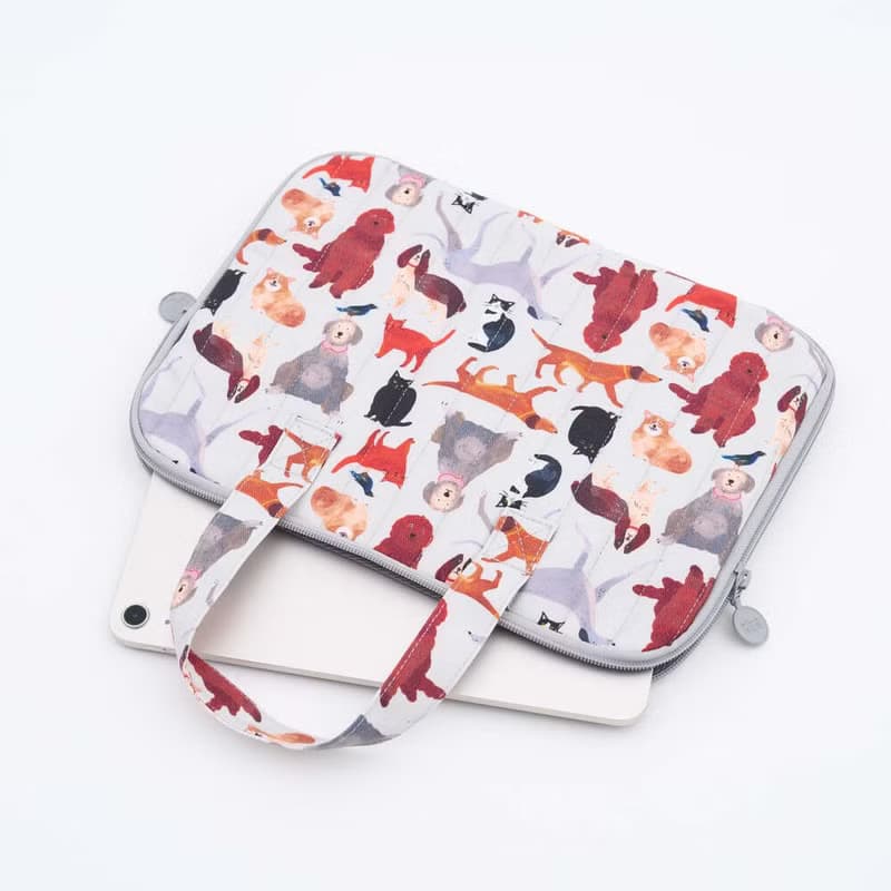 11吋iPad平板收納包-手提款/藝術家聯名/印花樂xSoupy/寵物派對