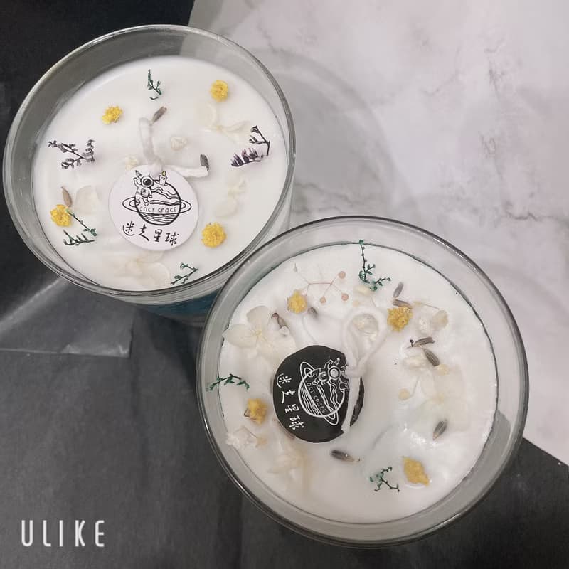 杯子永生花蠟燭