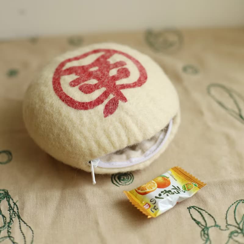 羊毛出在羊山上 羊毛氈 零錢包 平安 台南 椪餅