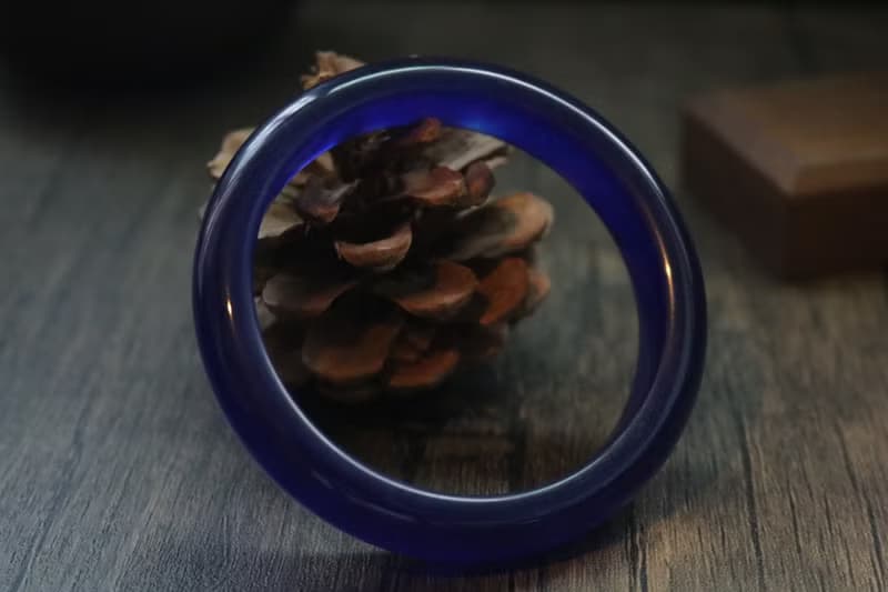 天然碧璽皇家藍寶石手鐲禮盒裝招財納福