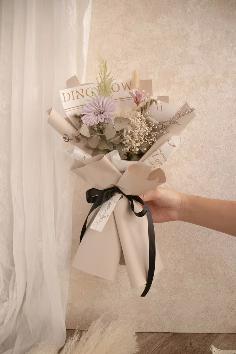 氣質風格 擴香花向日葵花束 乾燥花花束